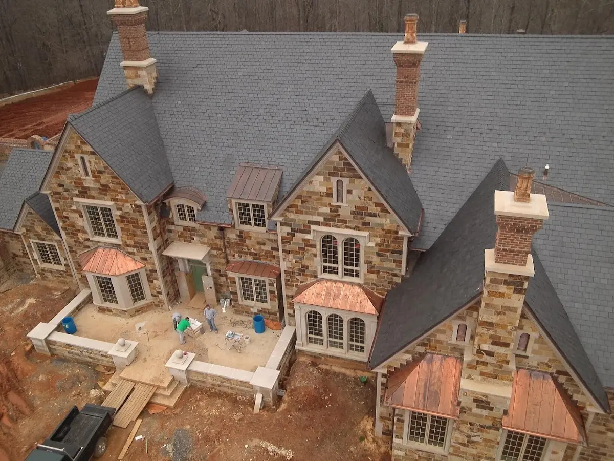 Craftsman Roofing Slate Roof Repair project in Richlyn Manor